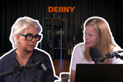 Historička Agáta Šústová Drelová a Wanda Adamík Hrycová v podcaste Dejiny.