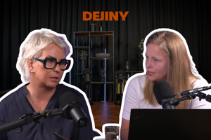 Historička Agáta Šústová Drelová a Wanda Adamík Hrycová v podcaste Dejiny.