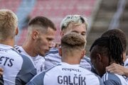 Futbalisti FK Železiarne Podbrezová.