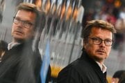 Tréner HK Dukla Trenčín Tommi Hämäläinen.