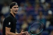 Alexander Zverev na turnaji ATP Masters 1000 v Šanghaji.