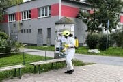 V súvislosti so šírením sa žltačky A v okresnom meste Lučenec dezinfikujú verejné priestranstvá.