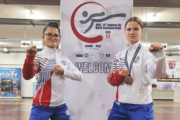 Zľava Vivien Ballayová a Vivien Piesecká. 