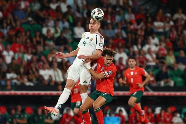 Attila Szalai strelil prvý gól Maďarov v zápase s Portugalskom.