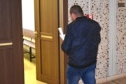 Tomáš K. na mestskom súde.