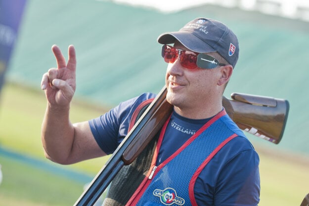 Slovenský reprezentant v trape Erik Varga.