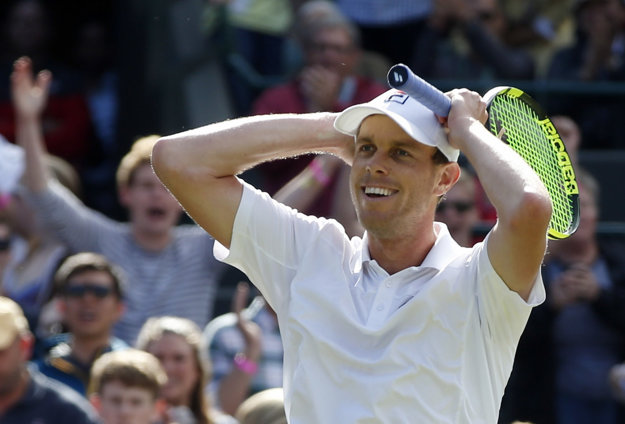 Sam Querrey po víťazstve nad Djokovičom.