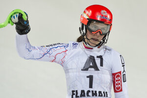 Petra Vlhová slalom vo Flachau nedokončila.
