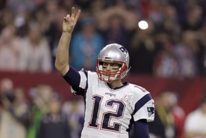 Tom Brady z tímu New England Patriots.