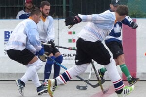 Skalická hokejbalová liga, semifinále Havana - Adidas