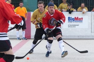 Skalická hokejbalová liga, semifinále Indiáni - Legendy