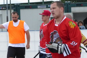 Skalická hokejbalová liga, semifinále Indiáni - Legendy