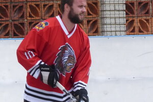 Skalická hokejbalová liga, semifinále Indiáni - Legendy