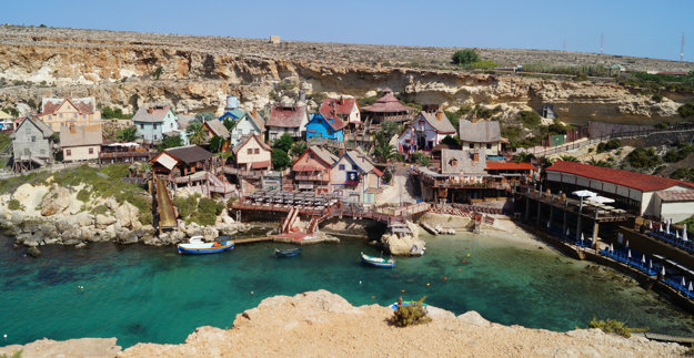 Zábavný komplex Popeye village.