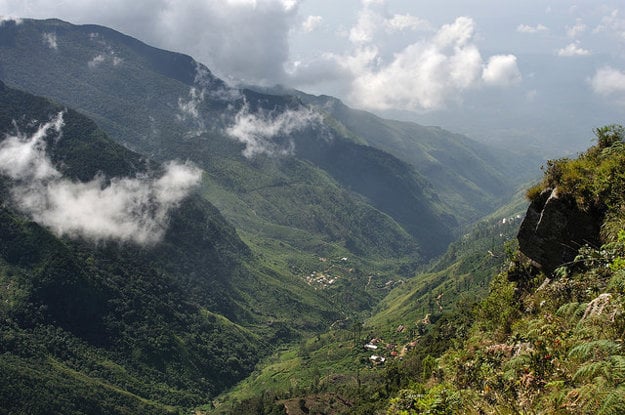 Jedna z vyhliadok v Horton Plains