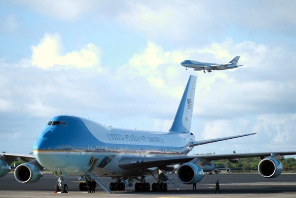 Prezidentská Boeing 747.