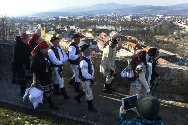 Fašiangy na Trenčianskom hrade.