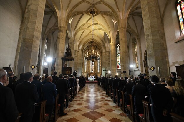 Ekumenická bohoslužba Te Deum v katedrále sv. Martina v rámci inaugurácie prezidentky SR.