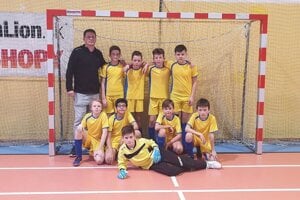 Víťaz turnaja mladších žiakov o Pohár ObFZ Považskáí Bystrica - Kolačín.