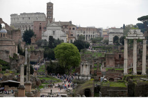 Forum Romanum pred koronavírusom..