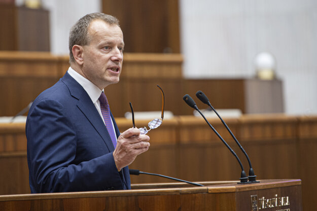 Nový predseda Národnej rady Slovenskej republiky Boris Kollár.