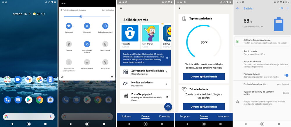 Nokia svoj systém nezahlcuje zbytočnosťami.
