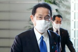 Japonský premiér Fumio Kišida.
