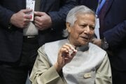 Bangladéšsky premiér Muhammad Júnus.