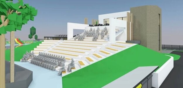 Amfiteáter z prezentácie v roku 2021. (zdroj: Kysucké Nové Mesto)
