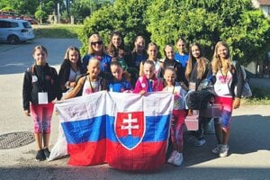 Výprava GymGol klubu Nitra na MS v Srbsku. 