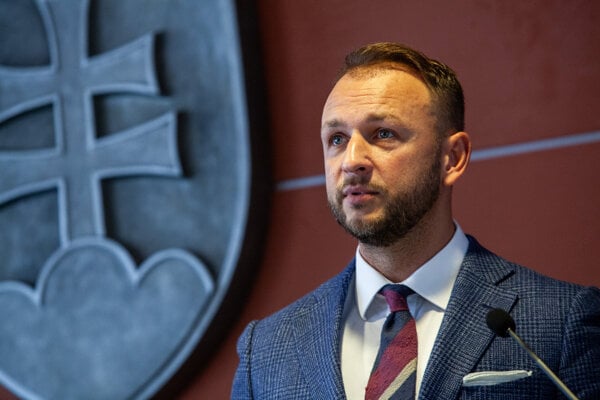Minister vnútra Matúš Šutaj Eštok.