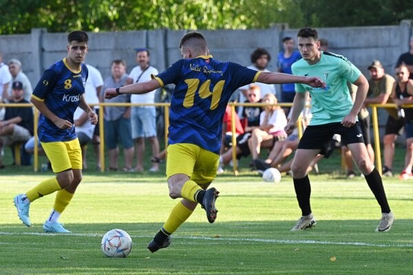 Veľké Ripňany - Jacovce 2:9. Foto: Peter Pargáč