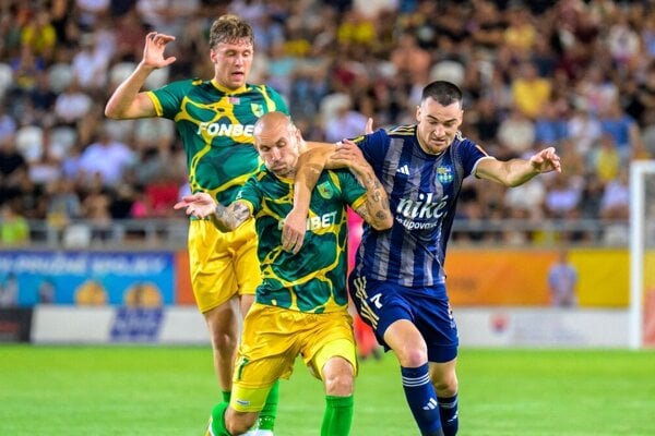 Fotka zo zápasu FC Košice - FC Neman Grodno.