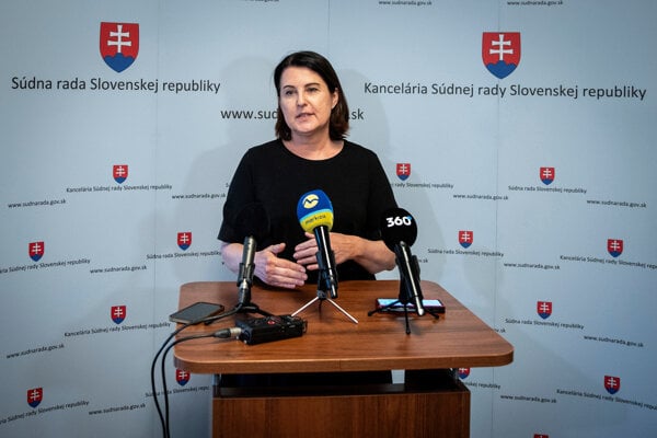 Predsedníčka Súdnej rady Marcela Kosová.