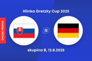 Slovensko U18 vs. Nemecko U18: ONLINE prenos z turnaja Hlinka Gretzky Cup 2025.