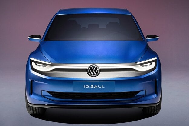 Sériová podoba sa od konceptu Volkswagen ID.2all už nebude veľmi líšiť.  (zdroj: Volkswagen)