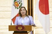 Peruánska prezidentka Dina Boluarteová.