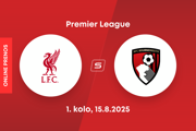 FC Liverpool vs. AFC Bournemouth: ONLINE prenos z 1. kola Premier League.