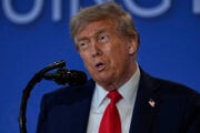 Americký prezident Donald Trump počas tlačovej konferencie s Vladimirom Putinom.