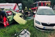 Štvrtková (21. 8.) dopravná nehoda neďaleko Rovnian v okrese Poltár.