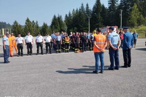 Taktické cvičenie v tuneli Poľana