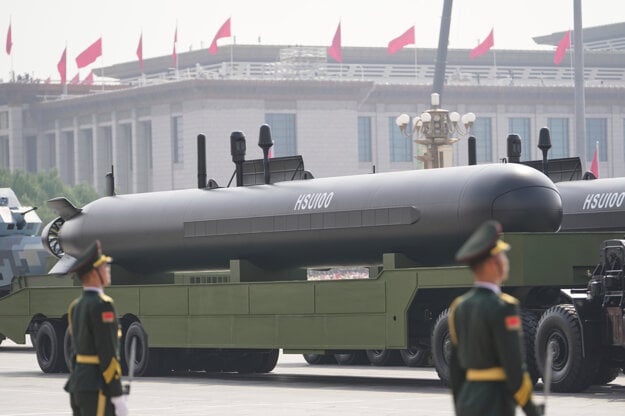 Čínsky podvodný dron HSU-100. (zdroj: TASR/AP)