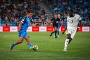 Dávid Strelec a Antonio Rüdiger v zápase Slovensko - Nemecko v kvalifikácii MS 2026.