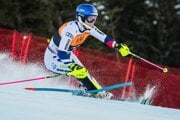 Martina Dubovská počas slalomu v rámci Svetového pohára v Jasnej 2024. 