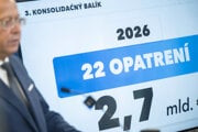 Minister financií Ladislav Kamenický predstavil 22 konsolidačných opatrení za 2,7 miliardy eur.