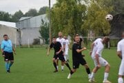Záber zo stretnutia Komoča - Komjatice 5:2