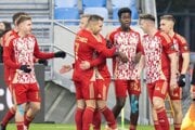 Gólová radosť futbalistov MFK Dukla Banská Bystrica.