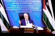 Šéf palestínskej samosprávy Mahmúd Abbás.