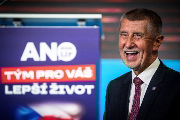 Andrej Babiš po víťazstve v českých voľbách.