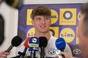 Jakub Pira počas zrazu dvadsaťjednotky.